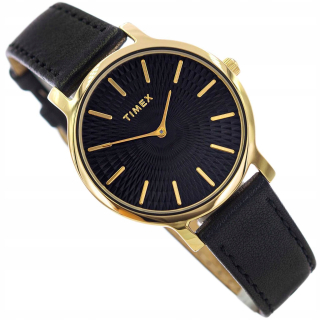 DÁMSKE HODINKY TIMEX TW2V92600 TRANSCEND, ČIERNA, ELEGANTNÝ REMienok