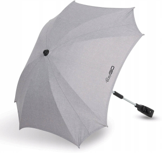 Dáždnik na kočík Easy Go, 60 cm, sivý