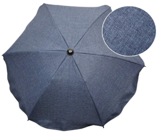 Dáždnik ku kočíku SLNEČNÍKY KU KAŽDÉMU KOČÍKU - PANELOVÝ MATERIÁL, MELANGE 67 cm, viacfarebné