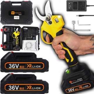 Záhradné nožnice - Totalstore akumulátorové elektrické nožnice 32 cm 36 V