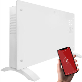 Elektrický ohrievač skla Yoer 2500W + WiFi + časovač + REŽIM ÚSPORY ENERGIE