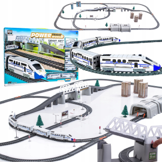 Elektrický vláčik OBROVSKÝ DRÁŽOVÝ MOST TUNEL 914cm
