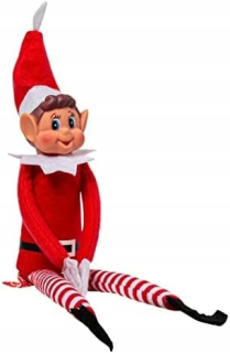 Vianočná postavička -  Elf na polici Psotnik Figurine Elf Elf Scandal Advent Vianoce trpaslí