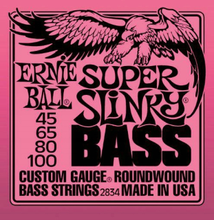 Struny na basgitaru Ernie Ball 2834 Super Slinky
