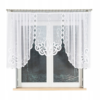 Hotová záclona - Ewelina Curtain Jacquard Salon Kitchen 120x300 cm