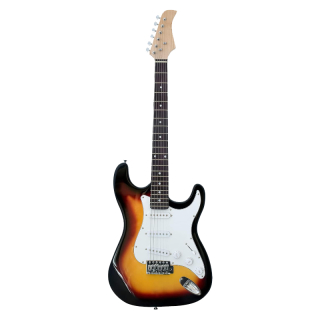 MusicMate Me-02 sunburst elektrická gitara pre začiatočníkov