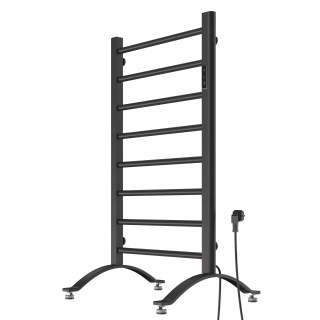 Elektrický kúpeľňový radiátor 200W 500 x 800 mm ČIERNA
