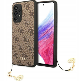 Zadné strany Guess pre Samsung Galaxy A53 5G 4G Charms Collection hnedé