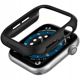 Puzdro Spigen Thin Fit pre Apple Watch 4/5/6/SE 44 mm čierne