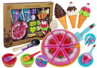 FAREBNÁ SÚPRAVA SLADKOSTÍ ZMRZLINA COOKIES DEZERTY DOPLNKY