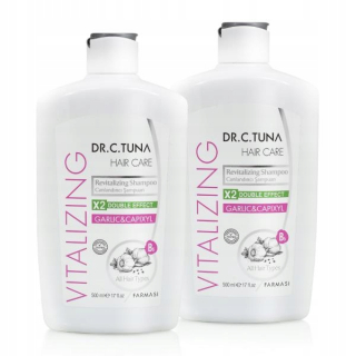 Farmasi Dr. C. Tuna Vitalizing 500 ml vlasový šampón s cesnakom