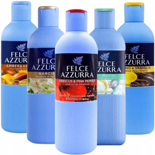 Sprchový gél Felce Azzurra Ibištek a ružové korenie 650 ml
