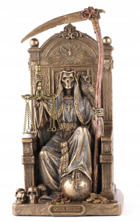 Figúrka, soška - Figurína czacha smrť Santa Muerte gothic veronese