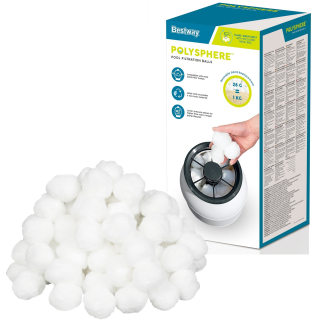 Filtračné gule do pieskovej pumpy Bestway 58475, biele, 500 g