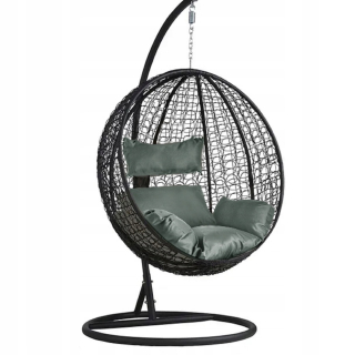 Záhradný nábytok - Závesné kreslo záhradný výkyvný kôš Cocoon Egg