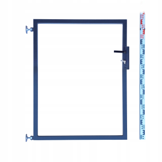 Brána, bránka - Frode Rám 120 cm RAL7016 PANEL ANTHRATE 123 cm