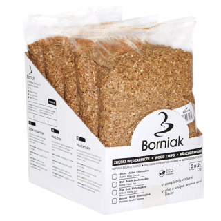 Drevná štiepka na údenie Borniak slivka 10 l