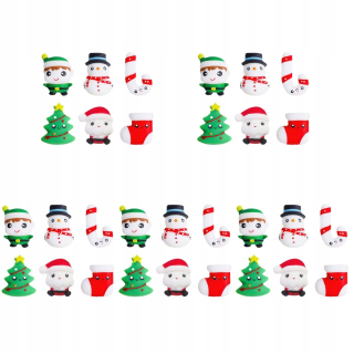 Fidget Stretch Toys Christmas Pinch 30 ks