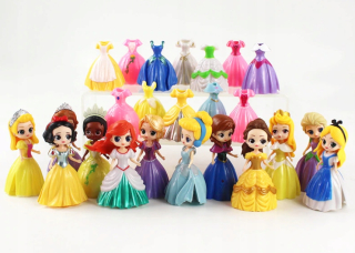 Figúrky Magiclip Disney Princess 24 kusov