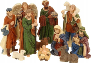 Vianočná postavička -  Figuríny vianočnej postieľky 11ks 619625