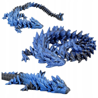 Figúrka pohyblivá krištáľový drak ČUČORIEK 46 cm