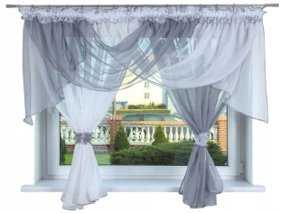 Hotová záclona - Opona pripravená Jano 400x150 Waal Curtain Water