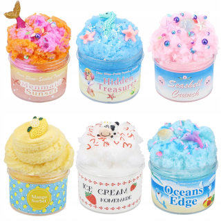 Hračky Fluffy Floam Slime na zmiernenie stresu