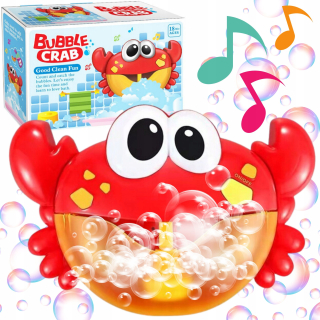 Penový stroj hrajúci Bubble Crab Vaničku do kúpeľa