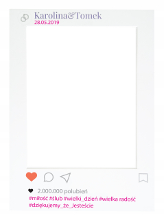Fotorámik na fotenie, personalizácia