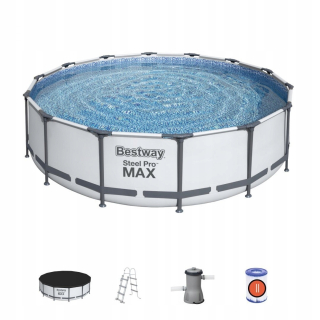 Rám Pool Steel Pro MAX 427x107 Grey 14FT BESTWAY 5v1 + príslušenstvo