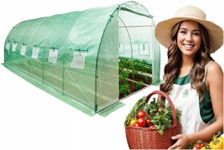 ZÁHRADNÁ FÓLIA TUNNEL SKLENÍK 600x300x200 PREMIUM STAN 18m² FÓLIA