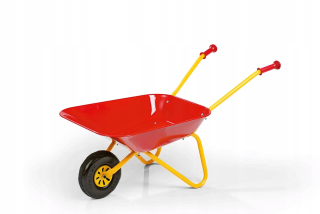 Detské koliesko červené kovové Rolly Toys