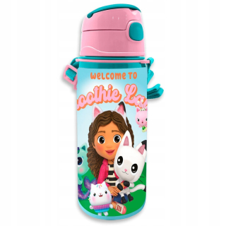 Fľaša na vodu Kids Licensing Koci Domek Gabi 600 ml