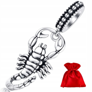 Prívesok Charms Silver Beads škorpión