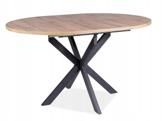 Okrúhly rozťahovací stôl Signal Tables 100 x 100 x 75 cm dub artisan