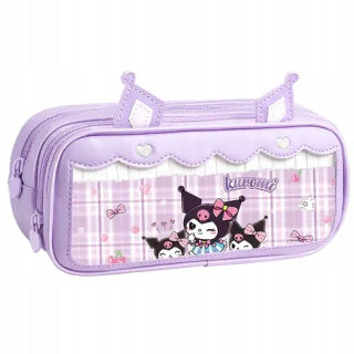 VEĽKÁ MULTIFUNKČNÁ TAŠKA na ceruzku TROJKOMPLETNÁ KUROMI MELODY 22CM
