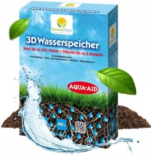 GREENPLAN 3D Water Filler Granulate Save Water & Moler 2 kg