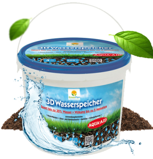 GREENPLAN 3D Water Filler Granulate Save Water & Moler 4 kg
