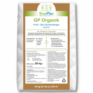 GREENPLAN Bio organické hnojivo pre záhradné rastliny 20 kg