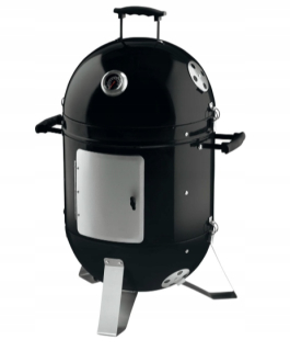 GRILL MEISTER Štýlový gril na drevené uhlie, udiareň, údiaca rúra Ø 40 cm