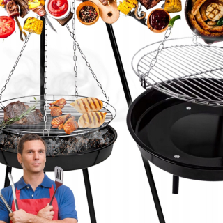 GRIL STROJÍK KRB 2v1 Záhradný ZÁVESNÝ VEĽK