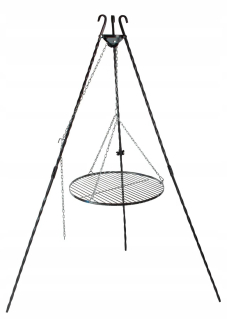 Záhradný statívový gril 185 rošt 60cm ohnisko