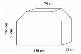 KRYT NA GRIL 150 X 55 X 100cm LUND