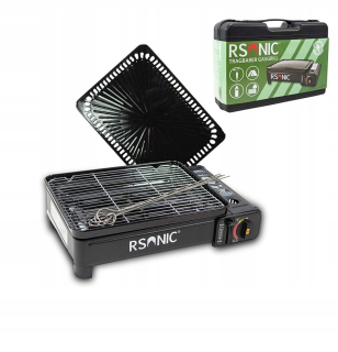 Plynový gril - 2in1 turistický plynový gril rsonic