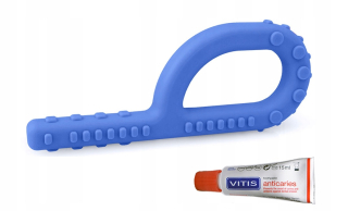 Hryzadlo pre deti - Reč Teether Grabber Hard Tabs+zadarmo