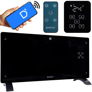 Elektrický konvektor - SKLENÝ KONVEKČNÝ OHRIEVAČ ECO WIFI TERMOSTAT