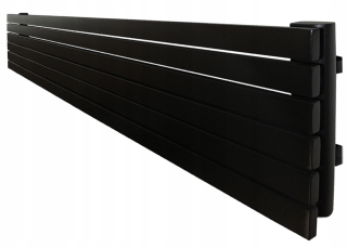 Dekoračný radiátor - DEKO LOFT HOREVER OBRAZOVAŤ 140X45 Black Mat Struk