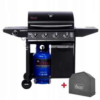 Plynový grilovací vozík Activa DAKOTA III 12,8 + 3,2 kW Activa Mastercook