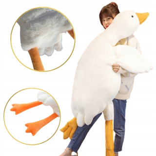 Husí vankúš maskot Plyš POHYBNÁ HUSKA 160 cm