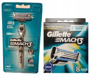Gillette Mach3 žiletka na kartuše 1 ks.